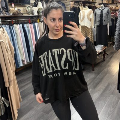 Upstate Black Sweatshirt